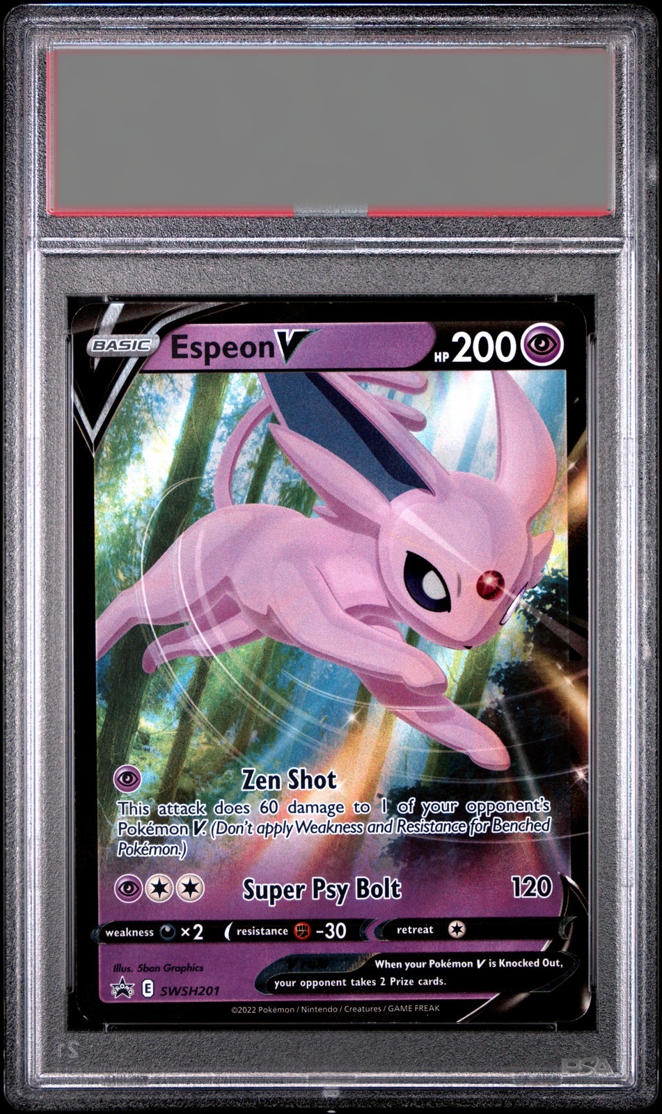 Espeon · 2022 Swsh Black Star Promo Heroes Tins — PSA 9