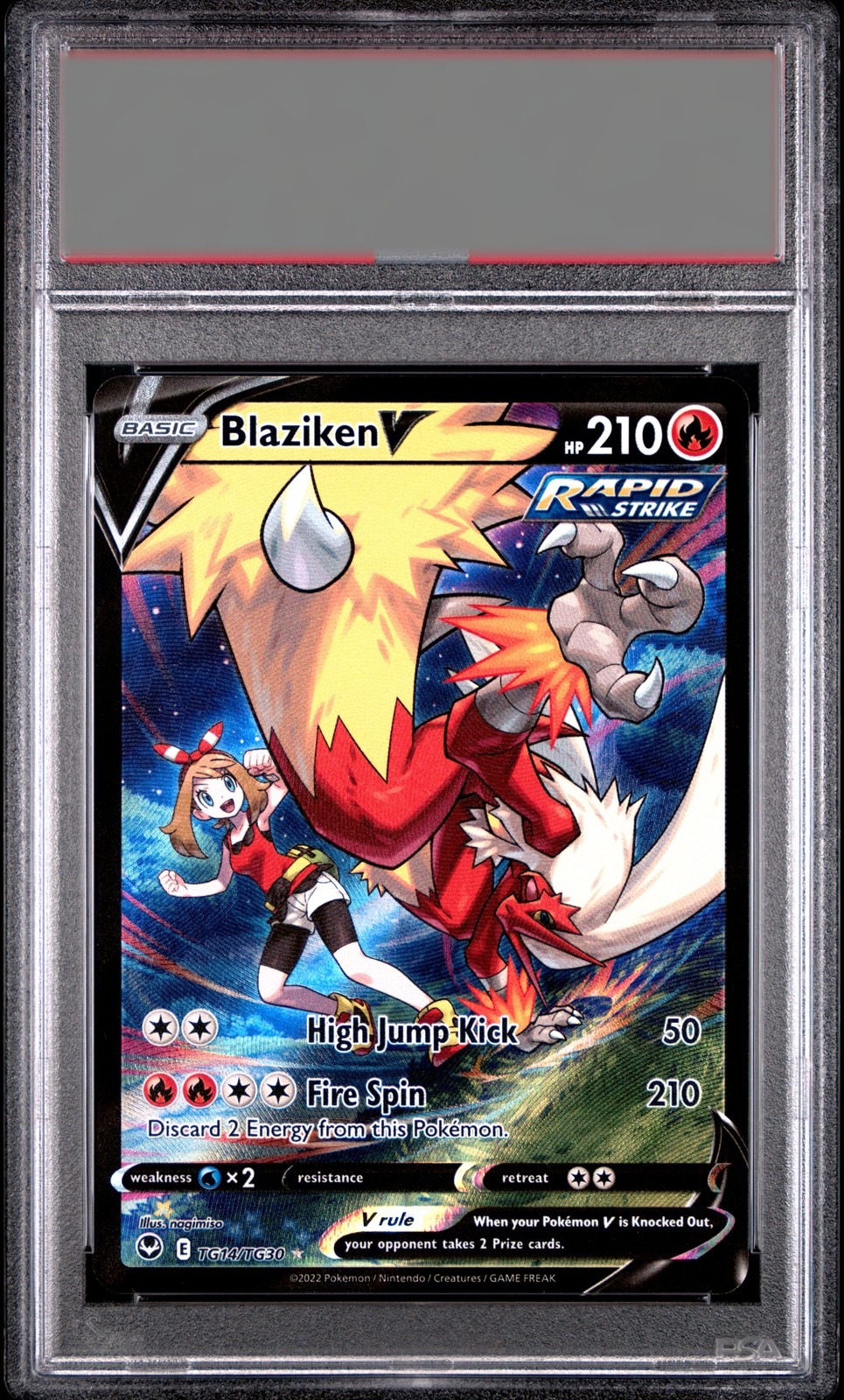 Blaziken · 2022 Sword & Shield Silver Tempest — PSA 9