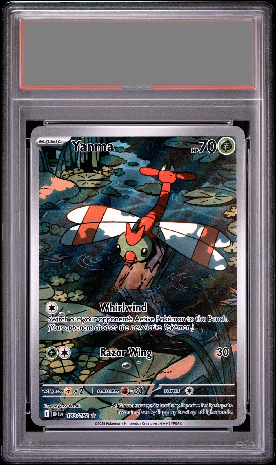 Yanma · 2025 Dri Destined Rivals — PSA 8