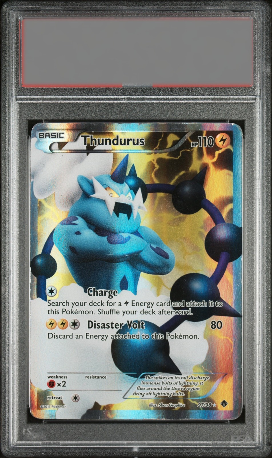 Thundurus · 2011 Black & White Emerging Powers — PSA 3