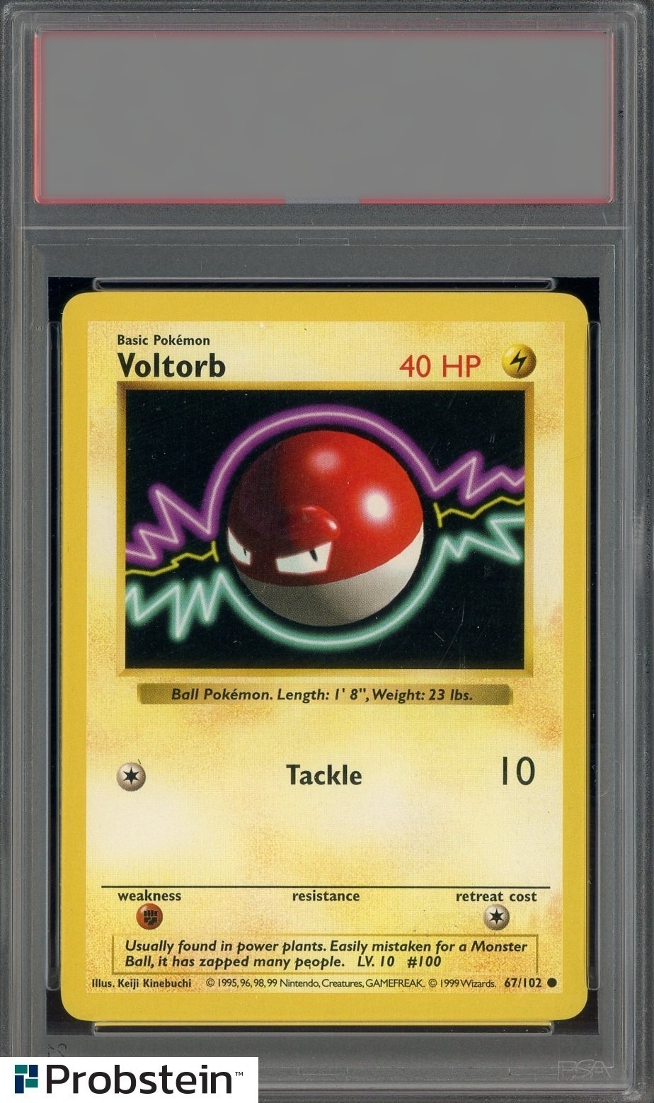 Voltorb · 1999 Game Shadowless — PSA 6