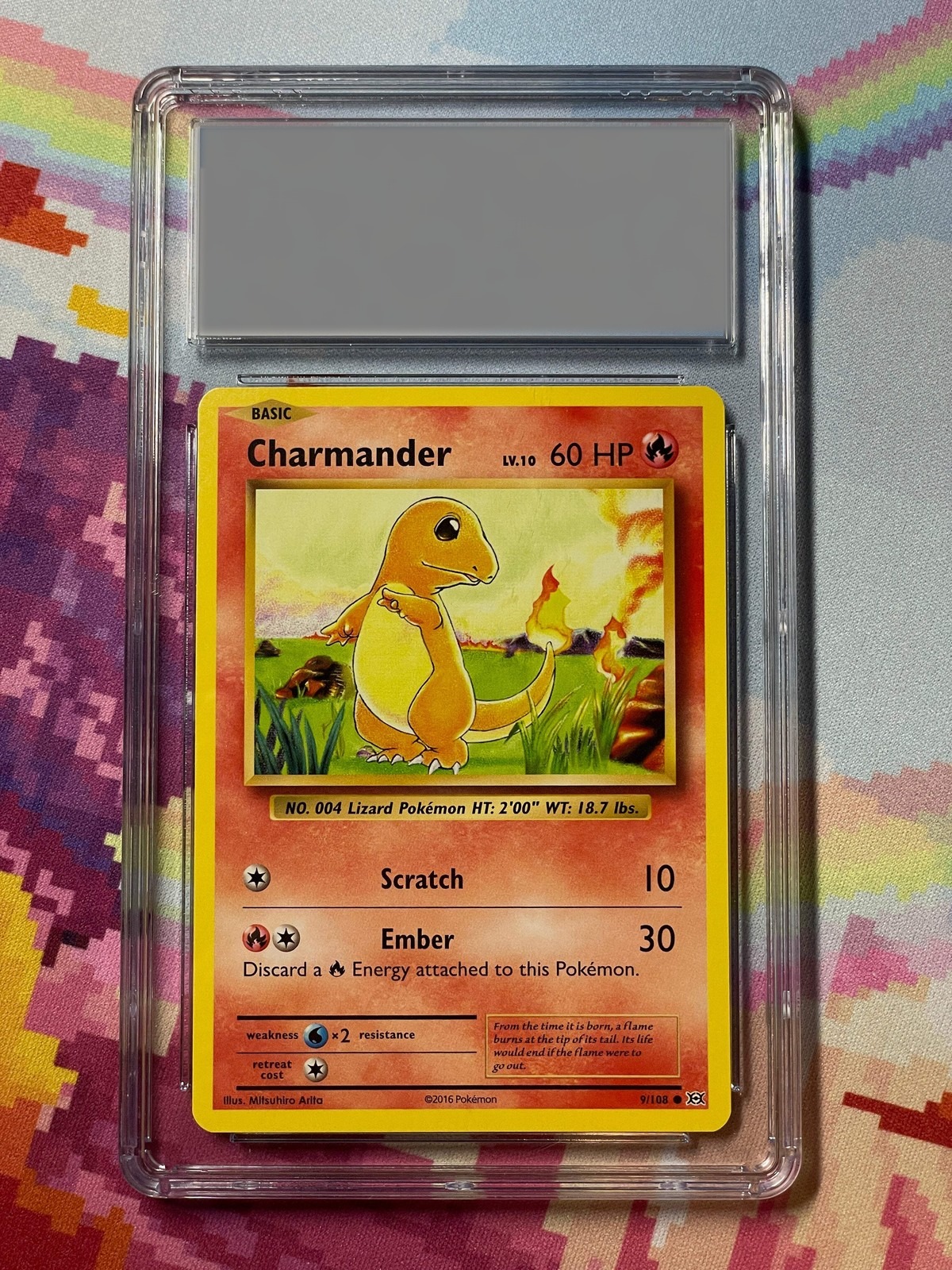 Charmander · 2016 Evolutions Charmander 9/108 Nm/Mint+ — CGC 8.5
