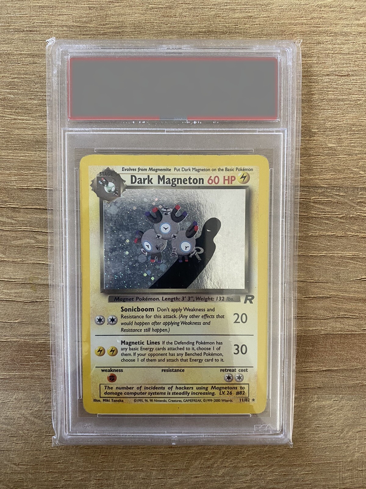 Magneton · 2000 Team Rocket Dark Magneton — PSA 4